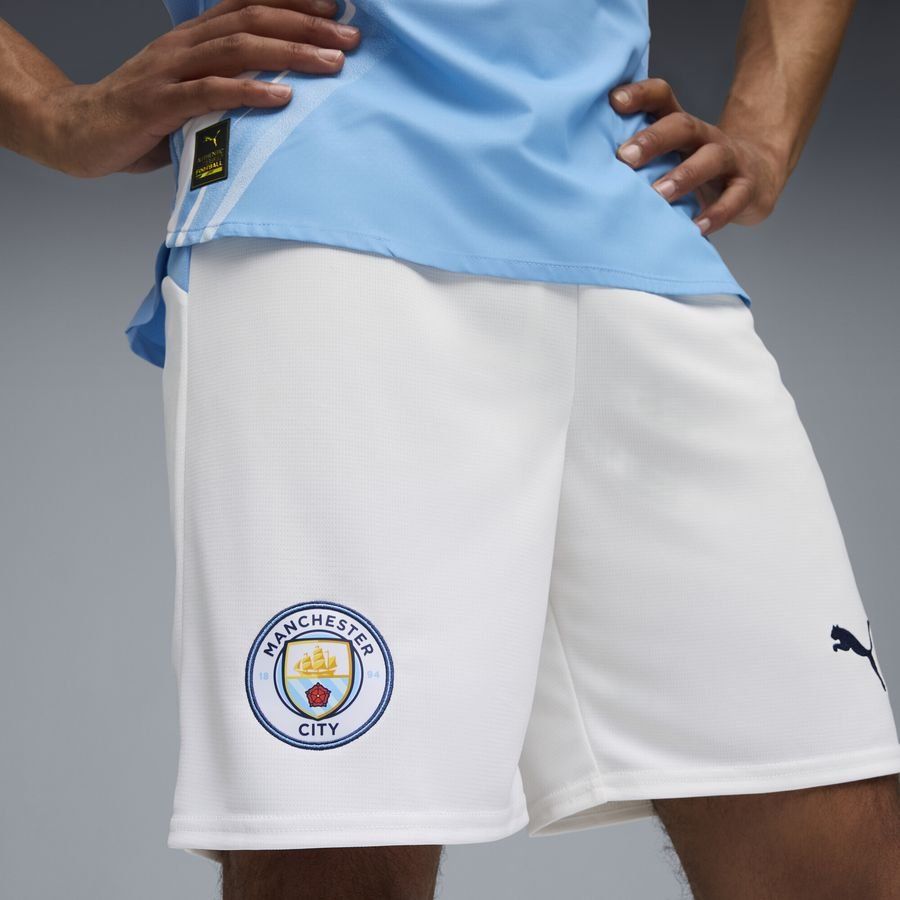Manchester City Home Shorts 2025/26 - Men's-SoccerKits Hub | Buy Soccer Jerseys Online